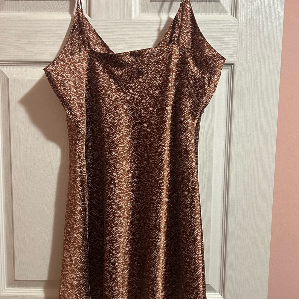 Abercrombie & Fitch Rust Floral Dress - Picture 2 of 4